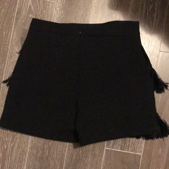 Black Fringe Skort - Picture 5 of 6
